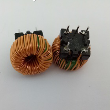 雙組臥式并繞共模磁環(huán)電感線圈 雙組臥式并繞共模磁環(huán)電感線圈